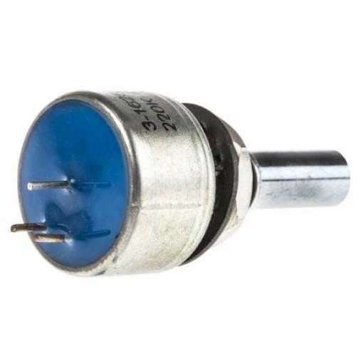 Potenciometr, průměr hřídele: 6.35 mm 1otáčkový, řada: M 220 kΩ 10 % 2 W 404802692041 Rotační, Montáž do panelu 1 TE
