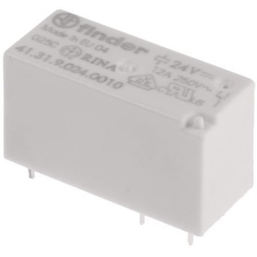 Finder Výkonové relé SPDT Montáž na plošný spoj 12 A 24 V dc 41