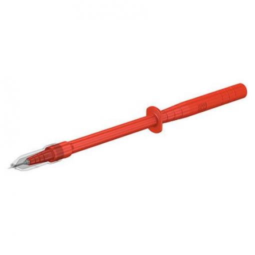 Zkušební sonda, 1 kV, Červená S pružinou, 4 mm Staubli 4 mm 1A