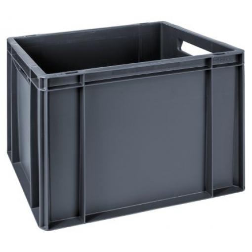 Kontejner Euro 30L Šedá, Polypropylen, 325 mm x 300 mm x 400 mm RS PRO
