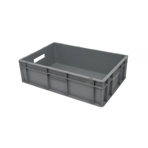 Kontejner Euro 30L Šedá, Polypropylen, 170 mm x 400 mm x 600 mm RS PRO