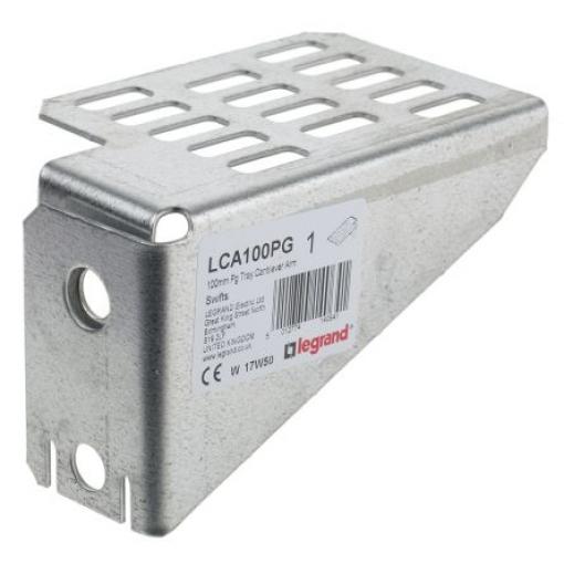 Příslušenství kabelového žlabu, Konzolový držák, Galvanizovaná ocel Legrand 100mm 74 mm