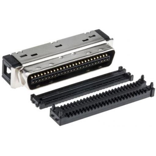 Konektor SCSI Vnější, počet kontaktů: 50, orientace těla: Pravý úhel, Kabel, rozteč: 1.27 mm, 3M IDT