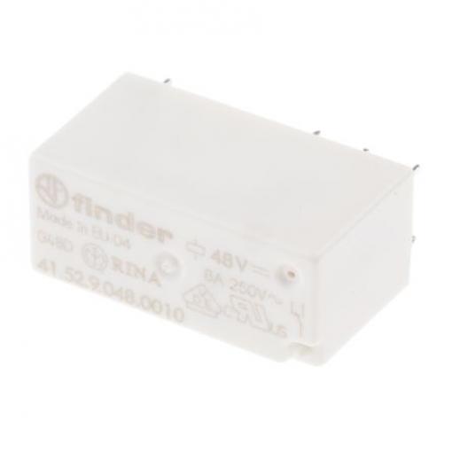 Finder Výkonové relé DPDT Montáž na plošný spoj 8 A 48 V dc 41