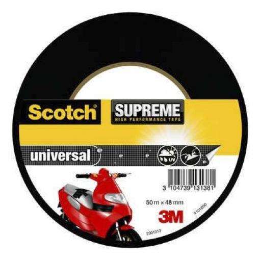 Páska na potrubí, Černá, délka: 50 m x 48 mm x 0.15 mm 3M, název: Scotch SUPREME