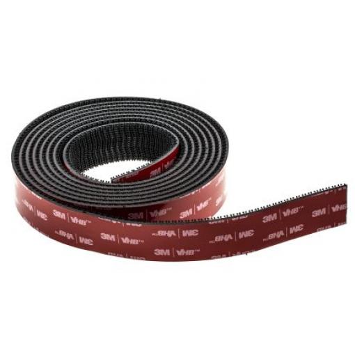 Páska na suchý zip, Černá 25 mm x, délka: 2.5 m 3M