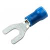 Krimpovací plochý konektor, řada: PLASTI-GRIP, Izolované, M4 barva Modrá, max. AWG: 14 AWG, min. AWG: 16 AWG, TE