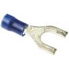 Krimpovací plochý konektor, řada: PLASTI-GRIP, Izolované, M6 barva Modrá, max. AWG: 14 AWG, min. AWG: 16 AWG, TE