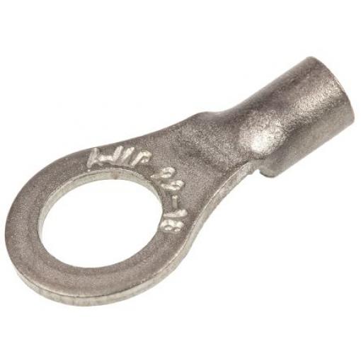 Očková koncovka, řada: STRATO-THERM, pokovení: Nikl, M5, Šedá, 649 °C, min. AWG: 22 AWG, max. AWG: 16 AWG, Izolované, TE