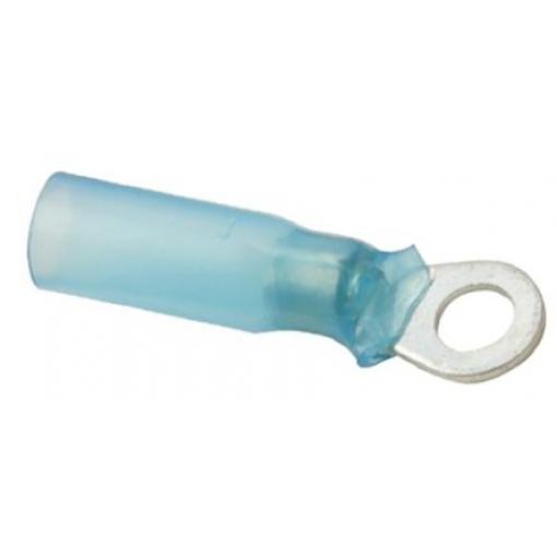 Krimpovací kroužková svorka, řada: DuraSeal, pokovení: Cín, M4, Modrá, max. AWG: 14AWG, izolovaná, min. AWG: 16AWG,