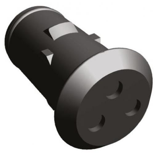 Pouzdro konektoru, řada: Econoseal E, počet kontaktů: 3, orientace těla: Rovný, Samice, materiál pouzdra: Nylon, pro