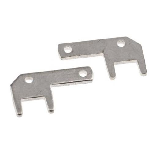 Plochý kontakt desky plošných spojů, řada: FASTON .110, 2.8 x 0.8mm, počet jazýčků: 1, pokovení: Cín přes měď, Pravý