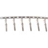 TE Connectivity Zásuvný konektor, řada: FASTIN-FASTON .110 Neizolované, 2.79 x 0.79 mm, Černá Vnější, celková délka: