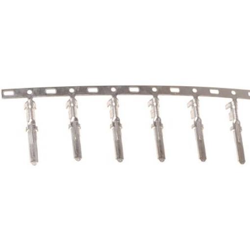 TE Connectivity Zásuvný konektor, řada: FASTIN-FASTON .110 Neizolované, 2.79 x 0.79 mm, Černá Vnější, celková délka: