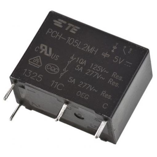 Výkonové relé SPST Montáž na PCB 5V dc PCH