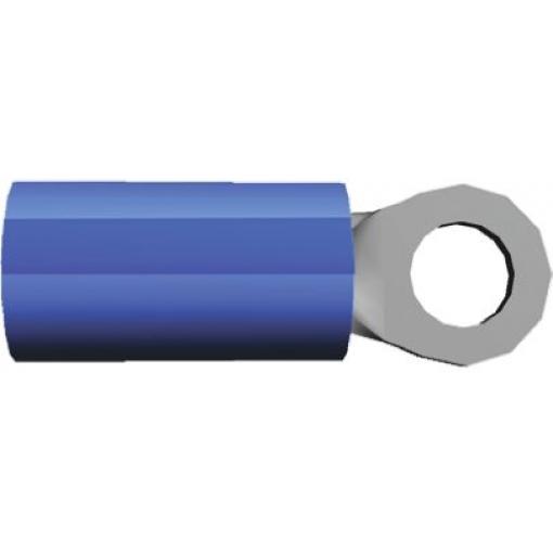 Očková koncovka, řada: PIDG, pokovení: Cín, M3.5, Modrá, 105 °C, min. AWG: 16 AWG, max. AWG: 14 AWG, Izolované, TE