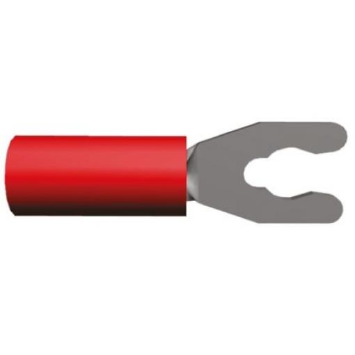 Krimpovací plochý konektor, řada: PIDG, Izolované, M3.5 barva Červená, max. AWG: 16 AWG, min. AWG: 22 AWG, TE