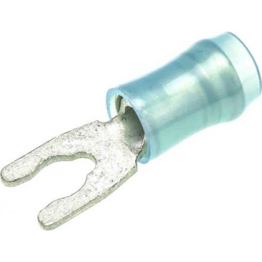Krimpovací plochý konektor, řada: PIDG, Izolované, M3.5 barva Modrá, max. AWG: 14 AWG, min. AWG: 16 AWG, TE