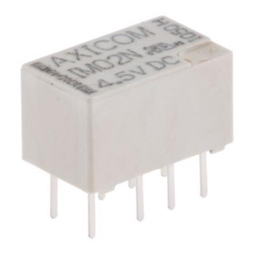TE Connectivity Signálové relé DPDT Montáž na plošný spoj 2 A 4.5 V dc IM