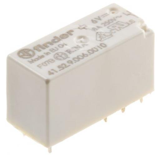 Finder Výkonové relé DPDT Montáž na plošný spoj 8 A 6 V dc 41