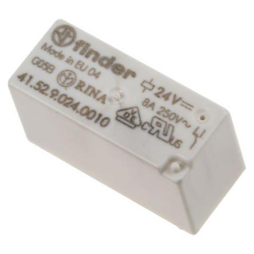 Finder Relé DPDT Montáž na plošný spoj 8 A 24 V dc 41