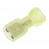 TE Connectivity Zásuvný konektor, řada: Ultra-Fast Plus .250 Izolované, 6.35 x 0.81 mm, Žlutá Vnitřní, celková délka: