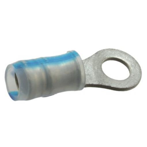 Očková koncovka, řada: PIDG, pokovení: Cín, 8 mm, Přírodní, 150 °C, min. AWG: 16 AWG, max. AWG: 14 AWG, Izolované, TE