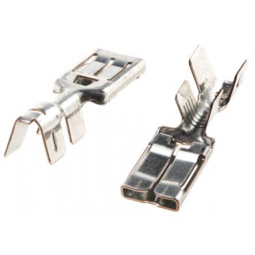 TE Connectivity Zásuvný konektor, řada: PRONER .315 Neizolované, 8 x 1 mm, Černá Vnitřní, celková délka: 36.4 mm, min.