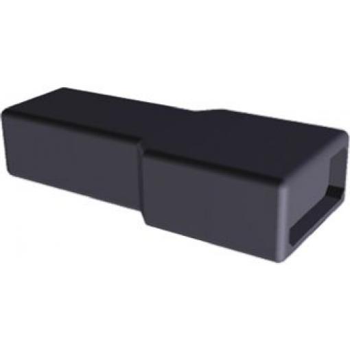 Pouzdro krimpovací svorky, řada: FASTON .250, počet kontaktů: 1, Polyetylen, Černá TE Connectivity