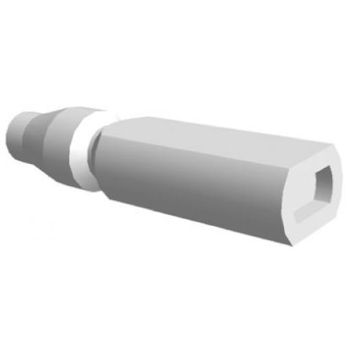 Pouzdro krimpovací svorky, řada: FASTON .110, počet kontaktů: 1, Polyvinylchlorid, Přírodní, šířka jazýčku: 3.8 mm TE