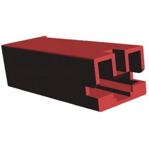 Pouzdro krimpovací svorky, řada: Positive Lock .250 Mk II, počet kontaktů: 1, Nylon, Přírodní, šířka jazýčku: 6.35 mm TE