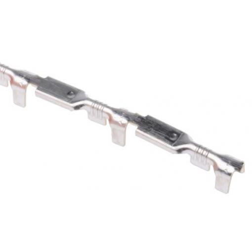 TE Connectivity Zásuvný konektor, řada: FASTON .110 Neizolované, 2.79 x 0.51 mm, Černá Vnitřní, celková délka: 0.635 in,