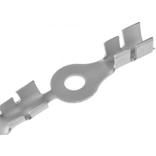 Očková koncovka, pokovení: Cín, M5, Šedá, 110 °C, min. AWG: 12 AWG, max. AWG: 10 AWG, Neizolované, -40 °C, TE