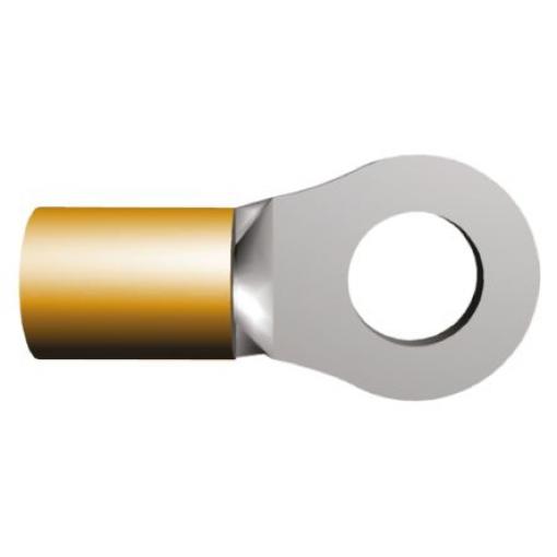 Očková koncovka, řada: STRATO-THERM, pokovení: Nikl, M2.5, Oranžová, 649 °C, min. AWG: 22 AWG, max. AWG: 16 AWG,