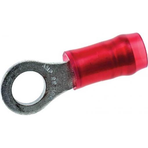 Očková koncovka, řada: PIDG, pokovení: Cín, M3.5, Červená, 105 °C, min. AWG: 22 AWG, max. AWG: 18 AWG, Izolované, TE