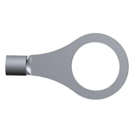 Očková koncovka, řada: Budget, pokovení: Cín, M4, 170 °C, min. AWG: 26 AWG, max. AWG: 22 AWG, Neizolované, TE