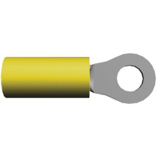 Očková koncovka, řada: PIDG, pokovení: Cín, M2, Žlutá, 105 °C, min. AWG: 26 AWG, max. AWG: 24 AWG, Izolované, TE