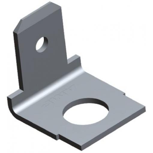 TE Connectivity Zásuvný konektor, řada: FASTON .187 Neizolované, 4.75 x 0.51 mm, Černá Vnější, celková délka: 0.3 in,