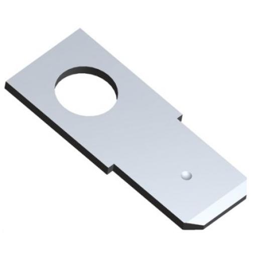 TE Connectivity Zásuvný konektor, řada: FASTON .250 Neizolované, 6.35 x 0.81 mm, Černá Vnější, celková délka: 18.16 mm,