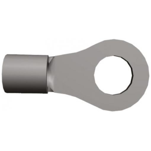 Očková koncovka, řada: Budget, pokovení: Cín, M4, 170 °C, min. AWG: 22 AWG, max. AWG: 18 AWG, Neizolované, TE