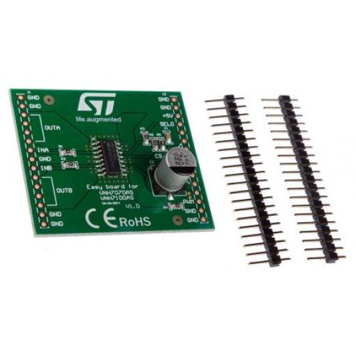Vyhodnocovací deska Vyhodnocovací deska VNH7070AS Ovladač motoru STMicroelectronics VNH7070AS, VNH7100AS, pro použití s: