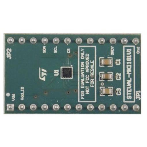 Piezorezistivní snímač tlaku na bázi MEMS, klasifikace: Deska adaptéru for LIS2MDL LIS2MDL snímač MEMS do patice DIL24
