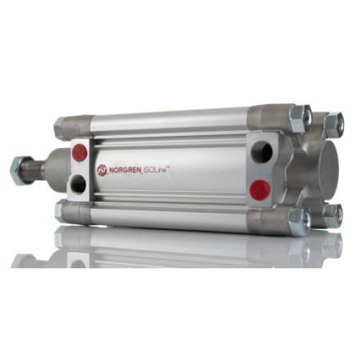 Pneumatický válec vodicích tyčí, řada: PRA 802 Dvojčinný PRA/802080/M/100, vývrt: 80 mm Norgren, délka: 100 mm