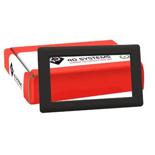 Rámeček obrazovky gen4-BEZEL-70B, řada: gen4 198 mm 4D Systems Modul displeje Gen4 128 mm