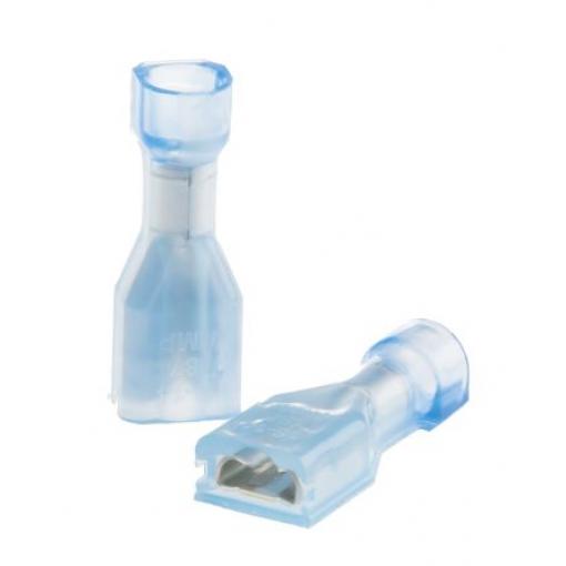 TE Connectivity Zásuvný konektor, řada: Ultra-Fast Plus .187 Izolované, 4.75 x 0.81 mm, Modrá Vnitřní, celková délka: