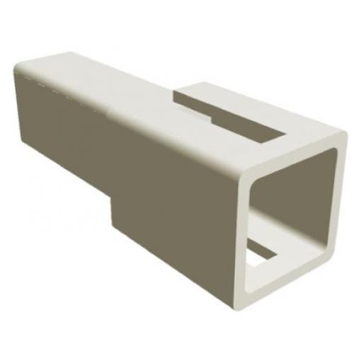 Pouzdro krimpovací svorky, řada: AMP FASTIN-FASTON, počet kontaktů: 1, Nylon, Přírodní, šířka jazýčku: 2.79 mm TE
