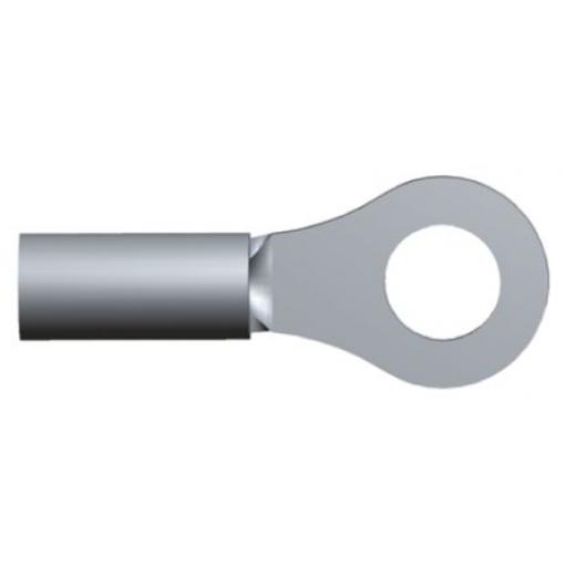 Krimpovací kroužková svorka, řada: DG STRATO-THERM, pokovení: Nikl, M4, max. AWG: 16AWG, izolovaná, min. AWG: 22AWG,