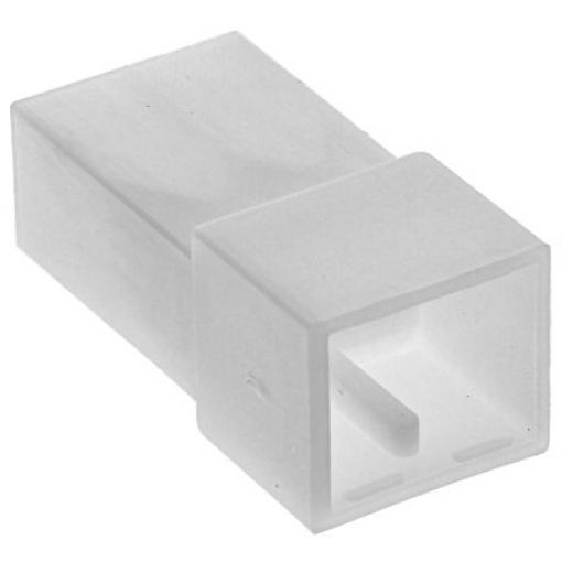 Pouzdro krimpovací svorky, řada: FASTIN-FASTON .250, počet kontaktů: 2, Nylon, Přírodní, šířka jazýčku: 6.35 mm TE