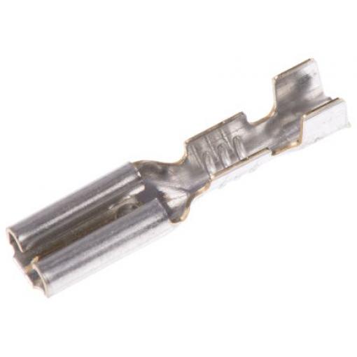 Krimpovací zásuvka, řada: FASTON .110, Samice, pokovení: Cín, max. AWG: 18AWG, min. AWG: 22AWG, 0.3mm² - 0.8mm², 2.79 x