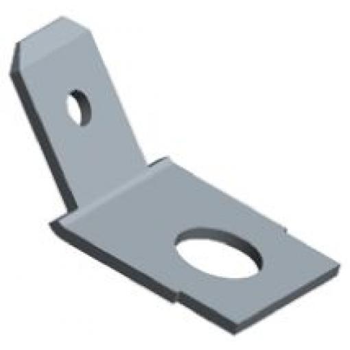 TE Connectivity Zásuvný konektor, řada: FASTON .187 Neizolované, 4.75 x 0.51 mm, Černá Vnější, materiál kontaktu: Mosaz,